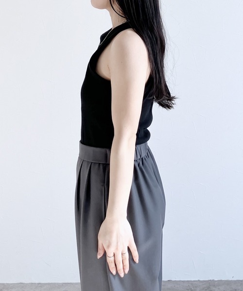 reca（レカ）の「カップ付きアメスリタンク（タンクトップ・レディース・キナリ/ブルー系その他/オリーブ/ライトピンク/ブラック/トップグレー/オフホワイト・FREE）」の17枚目の写真