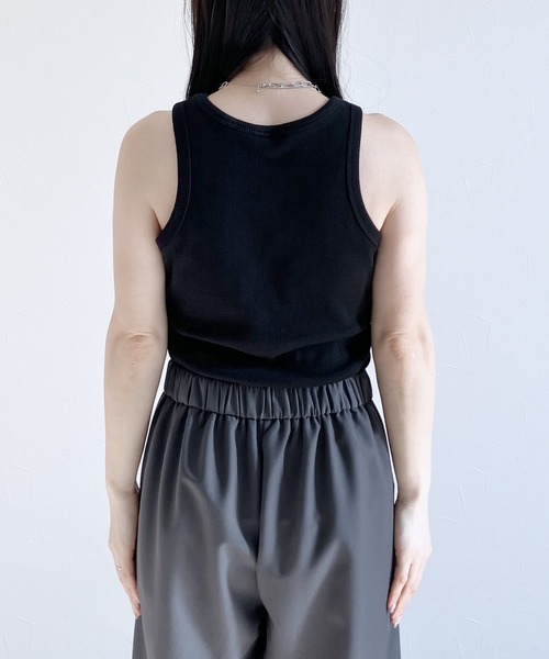 reca（レカ）の「カップ付きアメスリタンク（タンクトップ・レディース・キナリ/ブルー系その他/オリーブ/ライトピンク/ブラック/トップグレー/オフホワイト・FREE）」の18枚目の写真