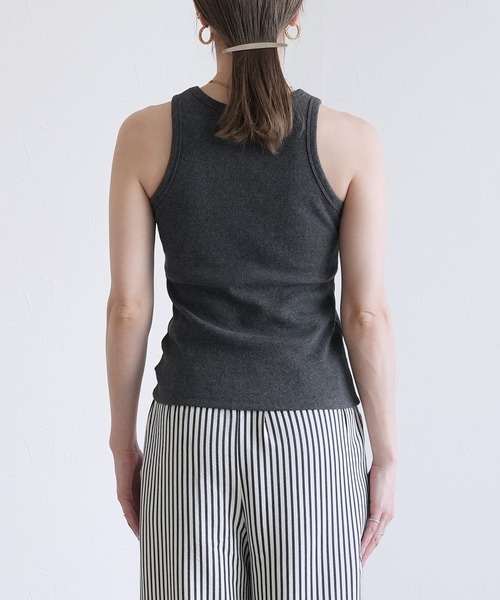 reca（レカ）の「カップ付きアメスリタンク（タンクトップ・レディース・キナリ/ブルー系その他/オリーブ/ライトピンク/ブラック/トップグレー/オフホワイト・FREE）」の21枚目の写真