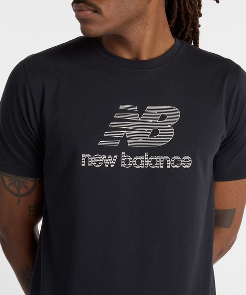 楽天市場】ニューバランス Tシャツ Stacked Logo ショート