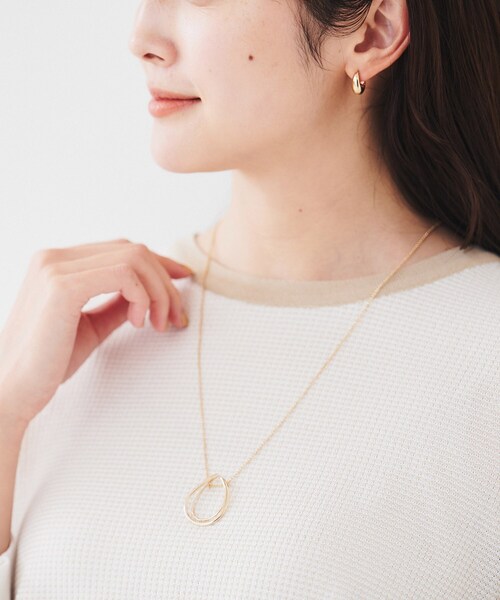 UNTITLED（アンタイトル）の「フープトップネックレス（ネックレス・レディース・ゴールド/シルバー・99）」の5枚目の写真