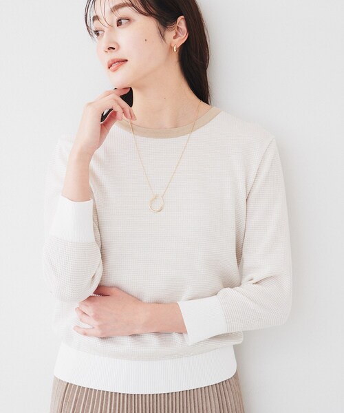 UNTITLED（アンタイトル）の「フープトップネックレス（ネックレス・レディース・ゴールド/シルバー・99）」の4枚目の写真