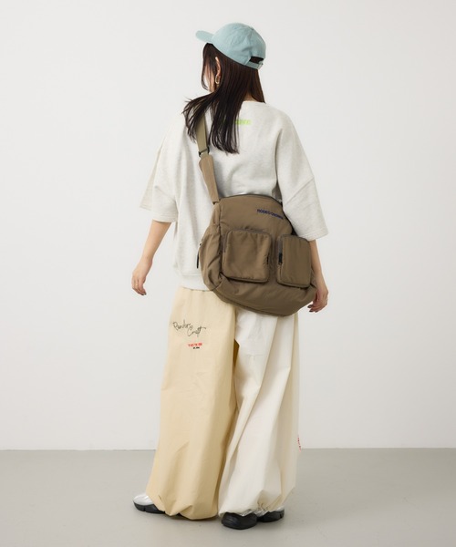 RODEO CROWNS WIDE BOWL（ロデオクラウンズワイドボウル）の「POCKETショルダーバッグ（ショルダーバッグ・レディース・ブラック/カーキ/レッド・FREE）」の12枚目の写真