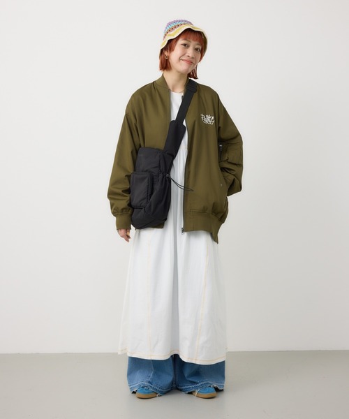 RODEO CROWNS WIDE BOWL（ロデオクラウンズワイドボウル）の「POCKETショルダーバッグ（ショルダーバッグ・レディース・ブラック/カーキ/レッド・FREE）」の4枚目の写真