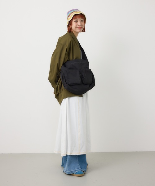 RODEO CROWNS WIDE BOWL（ロデオクラウンズワイドボウル）の「POCKETショルダーバッグ（ショルダーバッグ・レディース・ブラック/カーキ/レッド・FREE）」の6枚目の写真