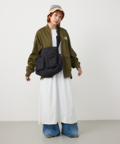 RODEO CROWNS WIDE BOWL（ロデオクラウンズワイドボウル）の「POCKETショルダーバッグ（ショルダーバッグ・レディース・ブラック/カーキ/レッド・FREE）」の7枚目の写真