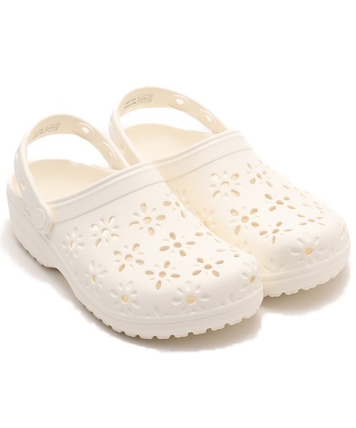 crocs Classic Floral Cut-Out Clog / クロックス クラシック