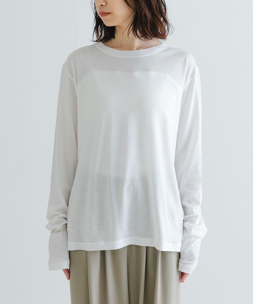 現在開催中のキャンペーン＆お得情報 セール】HAKUJI Pullover（T Long-Sleeve cotton Cellulose トップス