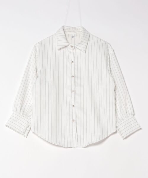 BLANC FICELLE(ブランフィセル)の「ピンストライプ シャツ(シャツ/ブラウス・レディース・ホワイト/ブルー・M/L/XL)」の18枚目の写真