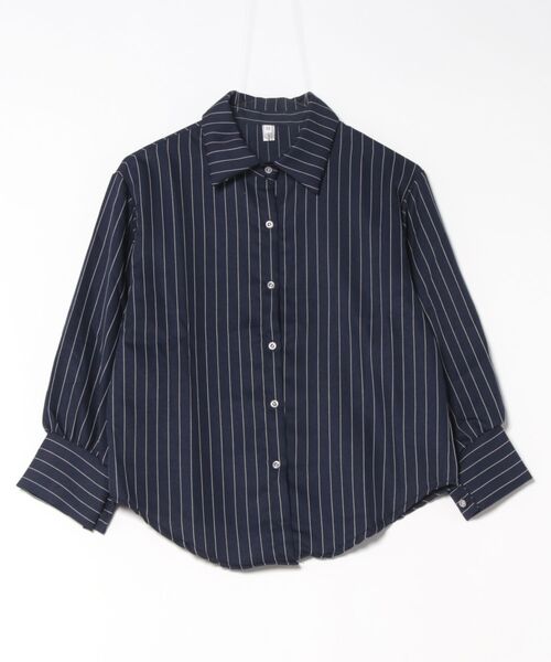 BLANC FICELLE(ブランフィセル)の「ピンストライプ シャツ(シャツ/ブラウス・レディース・ホワイト/ブルー・M/L/XL)」の19枚目の写真