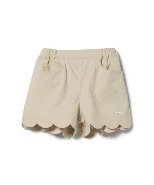 BEAMS mini（ビームスミニ）の「撥水 ワッシャー スカラップ ショートパンツ2025SS（90～150cm）（その他パンツ・キッズ・ベージュ/ブルー・90/100/110/130/120/140/150）」の13枚目の写真
