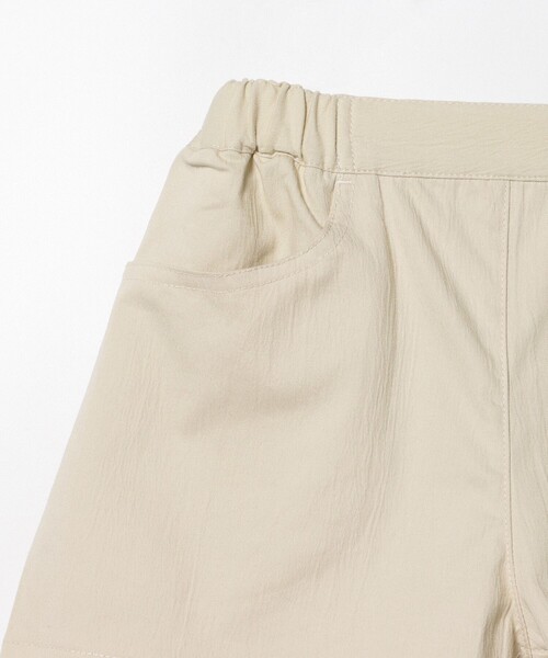 BEAMS mini（ビームスミニ）の「撥水 ワッシャー スカラップ ショートパンツ2025SS（90～150cm）（その他パンツ・キッズ・ベージュ/ブルー・90/100/110/130/120/140/150）」の14枚目の写真