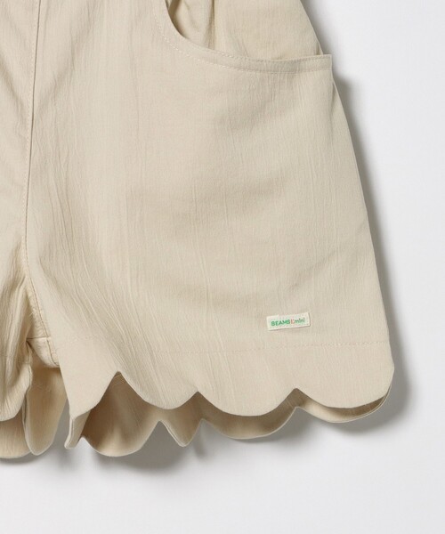 BEAMS mini（ビームスミニ）の「撥水 ワッシャー スカラップ ショートパンツ2025SS（90～150cm）（その他パンツ・キッズ・ベージュ/ブルー・90/100/110/130/120/140/150）」の15枚目の写真