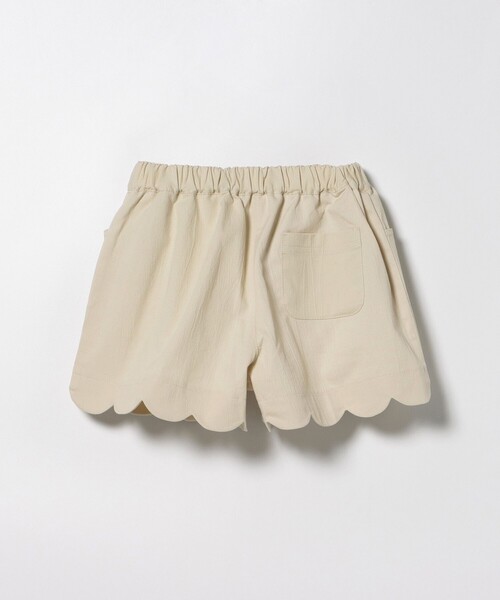 BEAMS mini（ビームスミニ）の「撥水 ワッシャー スカラップ ショートパンツ2025SS（90～150cm）（その他パンツ・キッズ・ベージュ/ブルー・90/100/110/130/120/140/150）」の16枚目の写真