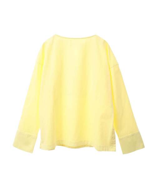 LOGEMENT DE CLAIRE(ロジュモンドクレール)の「【LOURMARIN】布帛コンビキーネックプルオーバー(Tシャツ/カットソー・レディース・ブルー/チャコールグレー/ホワイト/イエロー・FREE)」の13枚目の写真