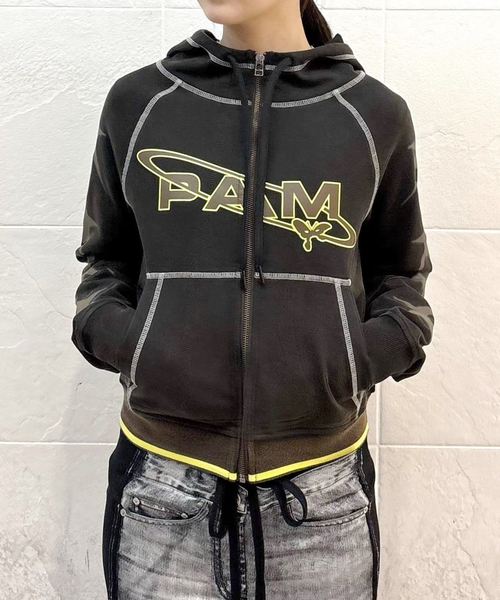P.A.M.(パム)の「【P.A.M/パム】JADE RABBIT HOODED ZIP THRU 4580- BLWS(パーカー・レディース・ブラック・SMALL/LARGE)」の5枚目の写真