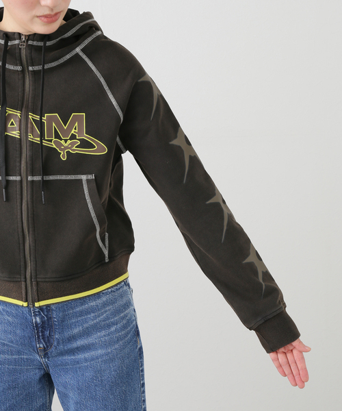 P.A.M.(パム)の「【P.A.M/パム】JADE RABBIT HOODED ZIP THRU 4580- BLWS(パーカー・レディース・ブラック・SMALL/LARGE)」の16枚目の写真