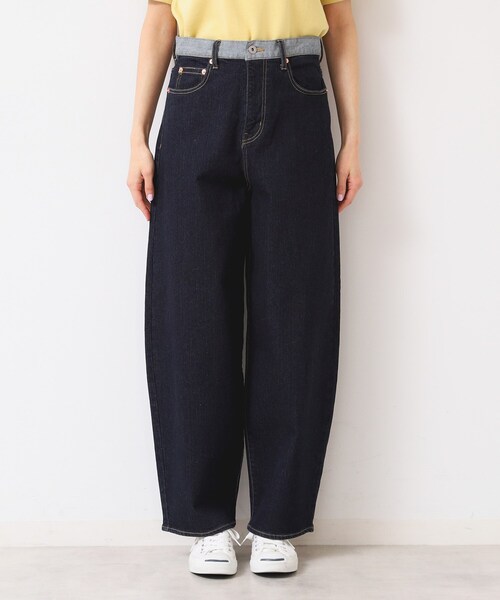 Dessin（デッサン）の「【洗える】デニムカーブパンツ（デニムパンツ・レディース・ネイビー/ライトブルー/ブルー・01/02/03）」の16枚目の写真