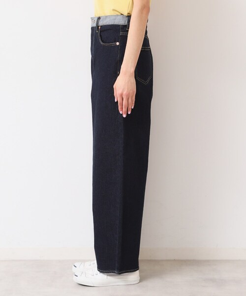 Dessin（デッサン）の「【洗える】デニムカーブパンツ（デニムパンツ・レディース・ネイビー/ライトブルー/ブルー・01/02/03）」の17枚目の写真