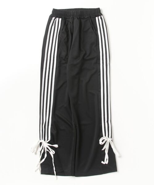 Per sist ence(パーシエンス)の「サイドラインリボンパンツ(スウェットパンツ・レディース・ブラック/ホワイト系・LARGE/MEDIUM)」の13枚目の写真
