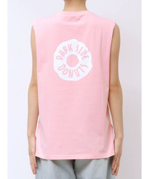 Ungrid（アングリッド）の「PARK SIDE DONUTS別注ロゴタンクトップ（タンクトップ・レディース・ピンク/オフホワイト/チャコールグレー・FREE）」の7枚目の写真