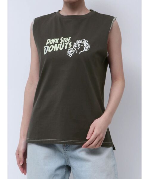 Ungrid PARK SIDE DONUTS 別注ロゴタンクトップ セール】PARK SIDE DONUTS別注ロゴタンクトップ（タンクトップ