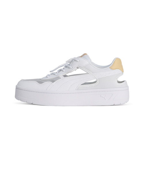 PUMA(プーマ)の「PUMA プーマ ウィメンズ コート ラリー スカイ ミュール スニーカー(スニーカー・レディース・ブラック×ピンク/ホワイト系その他/ホワイト系その他3・25.0cm/24.5cm/26.0cm/25.5cm/24.0cm/22.5cm/22.0cm/23.5cm/23.0cm)」の21枚目の写真