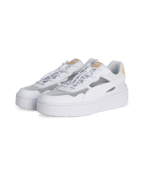 PUMA(プーマ)の「PUMA プーマ ウィメンズ コート ラリー スカイ ミュール スニーカー(スニーカー・レディース・ブラック×ピンク/ホワイト系その他/ホワイト系その他3・25.0cm/24.5cm/26.0cm/25.5cm/24.0cm/22.5cm/22.0cm/23.5cm/23.0cm)」の20枚目の写真