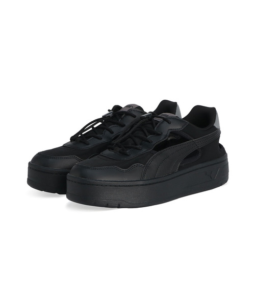 PUMA(プーマ)の「PUMA プーマ ウィメンズ コート ラリー スカイ ミュール スニーカー(スニーカー・レディース・ブラック×ピンク/ホワイト系その他/ホワイト系その他3・25.0cm/24.5cm/26.0cm/25.5cm/24.0cm/22.5cm/22.0cm/23.5cm/23.0cm)」の8枚目の写真