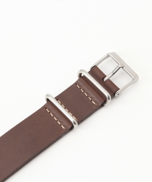 TIMEX（タイメックス）の「TIMEX / 20㎜ レザーウォッチストラップ（アナログ腕時計・レディース・ベージュ/ライトブラウン・ONE SIZE）」の11枚目の写真