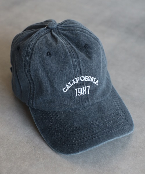 Bonjour Sagan（ボンジュールサガン）の「CALIFORNIA1987ロゴピグメントキャップ（キャップ・レディース・ネイビー/ライトブラック・FREE）」の13枚目の写真