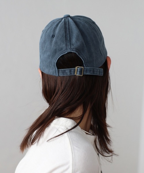 Bonjour Sagan（ボンジュールサガン）の「CALIFORNIA1987ロゴピグメントキャップ（キャップ・レディース・ネイビー/ライトブラック・FREE）」の10枚目の写真