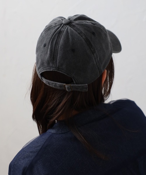 Bonjour Sagan（ボンジュールサガン）の「CALIFORNIA1987ロゴピグメントキャップ（キャップ・レディース・ネイビー/ライトブラック・FREE）」の20枚目の写真