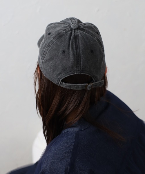 Bonjour Sagan（ボンジュールサガン）の「CALIFORNIA1987ロゴピグメントキャップ（キャップ・レディース・ネイビー/ライトブラック・FREE）」の21枚目の写真