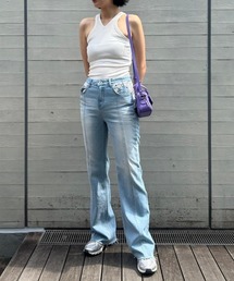 rokh | rokh DENIM PANTS WITH LACE R1CA99(デニムパンツ)