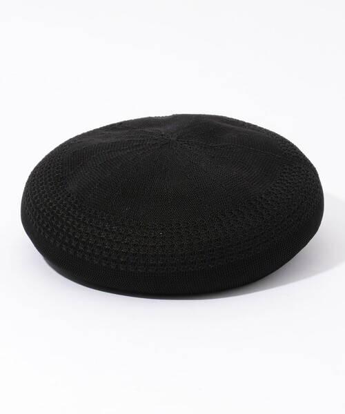 KIJIMA TAKAYUKI（キジマ　タカユキ）の「KIJIMA TAKAYUKI POLY KNIT BERET（ハンチング/ベレー帽・メンズ・ブラック/オレンジ・FREE）」の4枚目の写真