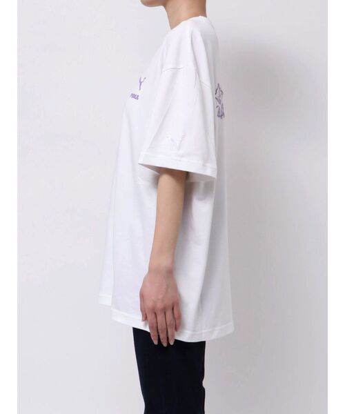 PUMA(プーマ)の「PUMA MURUA CAT MESSAGE TEE(Tシャツ/カットソー・レディース・ブラック/ホワイト・FREE)」の21枚目の写真