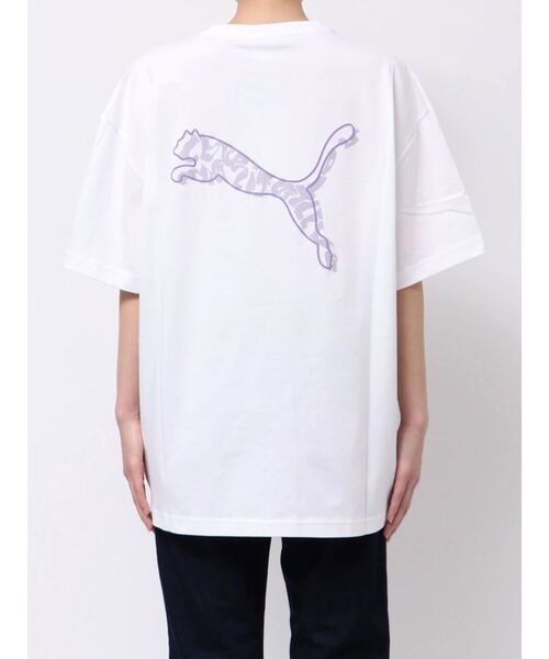 PUMA(プーマ)の「PUMA MURUA CAT MESSAGE TEE(Tシャツ/カットソー・レディース・ブラック/ホワイト・FREE)」の22枚目の写真