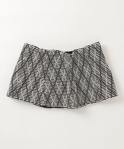 RUMCHE（ラムシェ）の「Knit Bonding Belt / ニットボンディングベルト（ベルト・レディース・ブラック×グレー・FREE）」の4枚目の写真