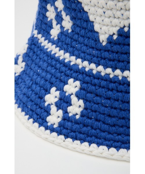 SLY（スライ）の「HEART KNIT BUCKET HAT ハート ニット バケット ハット（ハット・レディース・ブラック/ブルー・FREE）」の15枚目の写真