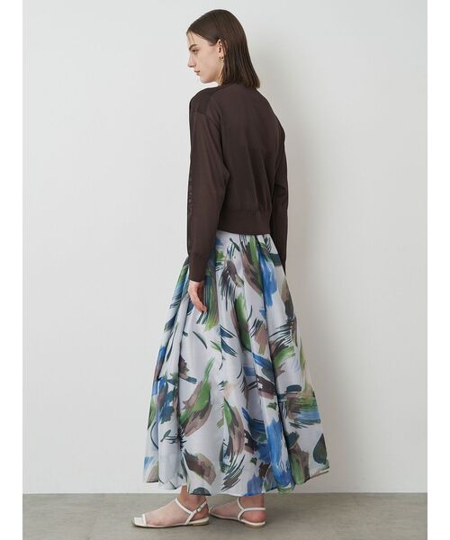 ELENDEEK（エレンディーク）の「ハイツイストシアーカーディガン（カーディガン/ボレロ・レディース・グリーン/ブラウン/オフホワイト/ダークオレンジ・FREE）」の17枚目の写真