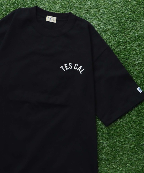 The Endless Summer（エンドレスサマー）の「TES BOWLING EMB BIG T-SHIRT / ビッグシルエットTシャツ（Tシャツ/カットソー・メンズ・ネイビー/ホワイト/ブラック/ブラウン・SMALL/X-LARGE/LARGE/MEDIUM）」の9枚目の写真