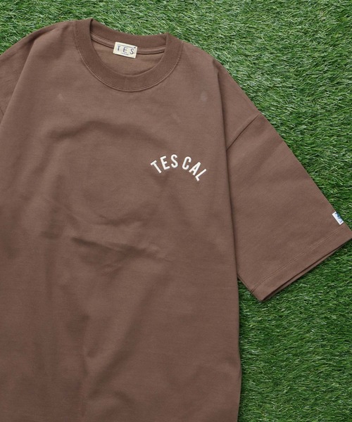 The Endless Summer（エンドレスサマー）の「TES BOWLING EMB BIG T-SHIRT / ビッグシルエットTシャツ（Tシャツ/カットソー・メンズ・ネイビー/ホワイト/ブラック/ブラウン・SMALL/X-LARGE/LARGE/MEDIUM）」の14枚目の写真