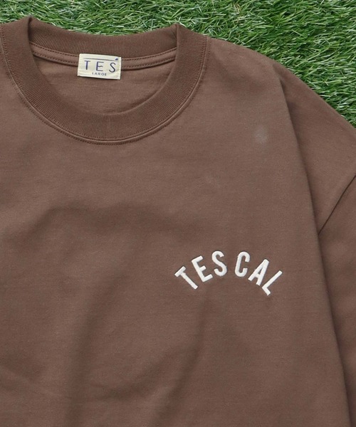 The Endless Summer（エンドレスサマー）の「TES BOWLING EMB BIG T-SHIRT / ビッグシルエットTシャツ（Tシャツ/カットソー・メンズ・ネイビー/ホワイト/ブラック/ブラウン・SMALL/X-LARGE/LARGE/MEDIUM）」の15枚目の写真