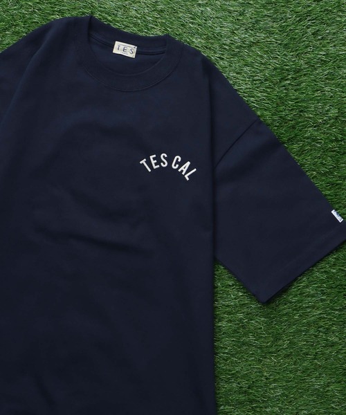 The Endless Summer（エンドレスサマー）の「TES BOWLING EMB BIG T-SHIRT / ビッグシルエットTシャツ（Tシャツ/カットソー・メンズ・ネイビー/ホワイト/ブラック/ブラウン・SMALL/X-LARGE/LARGE/MEDIUM）」の19枚目の写真