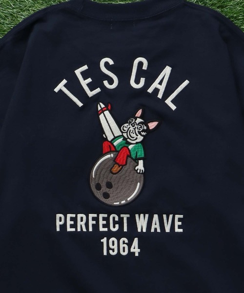 The Endless Summer（エンドレスサマー）の「TES BOWLING EMB BIG T-SHIRT / ビッグシルエットTシャツ（Tシャツ/カットソー・メンズ・ネイビー/ホワイト/ブラック/ブラウン・SMALL/X-LARGE/LARGE/MEDIUM）」の22枚目の写真