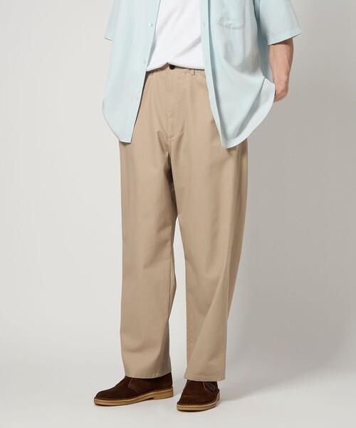 ベージュ プリーツ入り チノパン steven alan 2283042506.jpg?1717529204