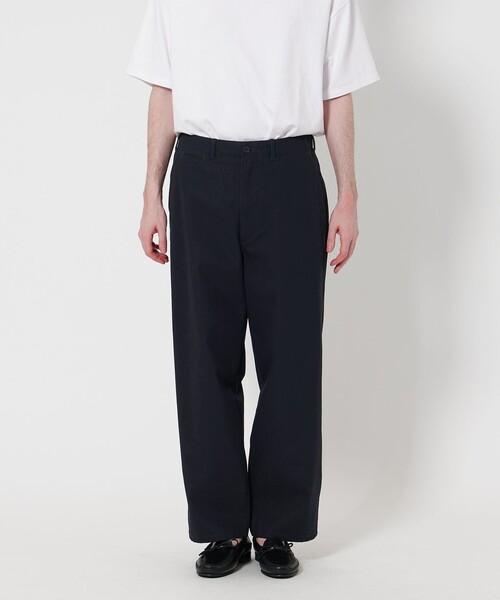 Steven Alan W/LI ノープリーツ トラウザーズ セール】＜Steven Alan＞ ハイツイスト ツイル アーミー ノー