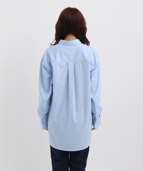 Andemiu（アンデミュウ）の「キンボタンシャツⅡ453144（シャツ/ブラウス・レディース・ライトピンク/ライトブルー/ホワイト・FREE）」の13枚目の写真