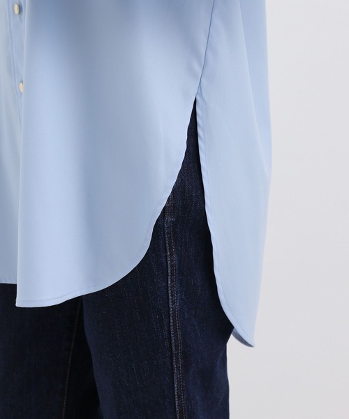 Andemiu（アンデミュウ）の「キンボタンシャツⅡ453144（シャツ/ブラウス・レディース・ライトピンク/ライトブルー/ホワイト・FREE）」の16枚目の写真